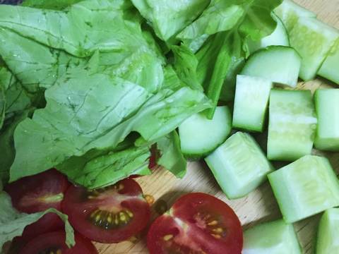 Salad cá ngừ recipe step 2 photo
