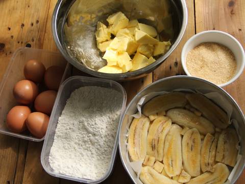 Bánh chuối lật ngược recipe step 1 photo
