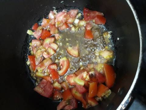 Mực sốt cà chua recipe step 4 photo