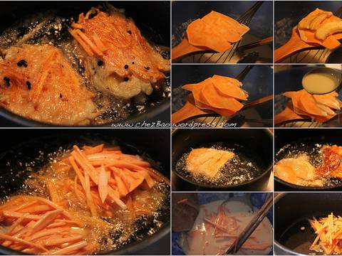 Bánh chuối khoai rán recipe step 3 photo