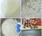 Hình ảnh bước 3 Strawberry Cheese Cake - Bánh Kem Dâu Tây Phô Mai