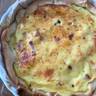 Merci Sarah pour cette recette, 
La prochaine fois j'essaierai avec les allumettes de poulet, et ai suivi le conseil de faire dorer la quiche à la fin ! 