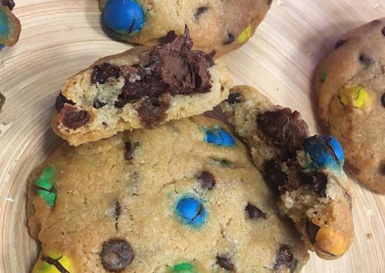 Cookies M&MS Nutella