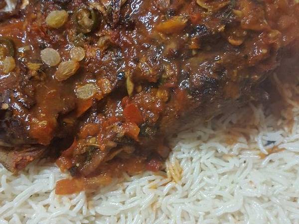 أرز مديني باللحم المشوي عرب هيلب