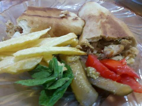 الطريقه الاصليه لشاورما دجاج بالصلصة