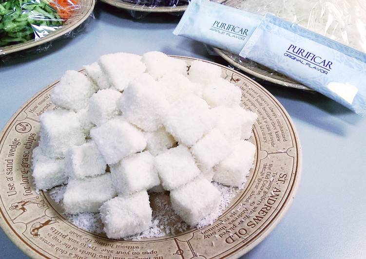 普力活苹果椰香牛奶雪花糕(高雄分公司 提供)