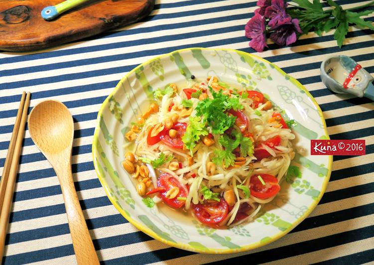 泰式凉拌青木瓜丝 [影片示范]