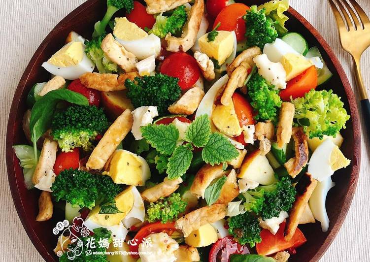 
  豆腐鮮蔬香檸沙拉(零廚藝蔬食料理)
