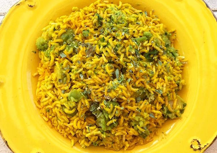 Ricetta Risotto basmati allo zafferano con broccoli e cavolfiori di