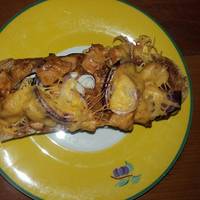 BBQ csirkés melegszendvics