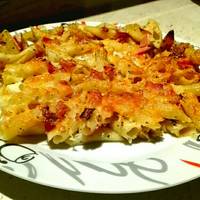 Rakott sonkás penne
