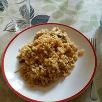 Csirkés bulgur egytálétel