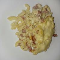 Rakott sonkás penne