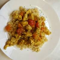 Nyugat-indiai csirke curry