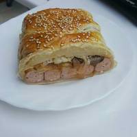 Hotdog leveles tésztában
