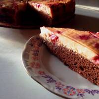 Meggyes-joghurtos torta