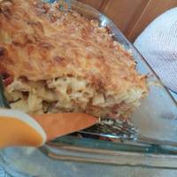 Rakott sonkás penne