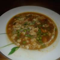 Zöldborsó leves
