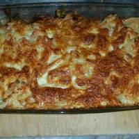 Rakott sonkás penne