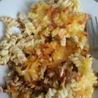Rakott sonkás penne