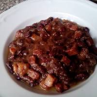 Hagymás bab recept Bud Spencer módra