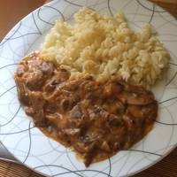 Gombapaprikás recept nokedlivel (klasszikus)