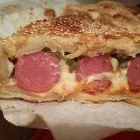 Hotdog leveles tésztában