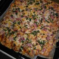 BBQ csirkés pizza
