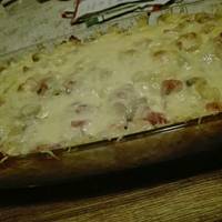 Rakott sonkás penne