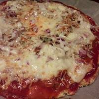 Túró alapú fitt pizza