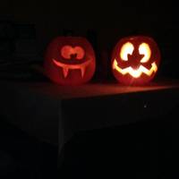 Halloween töklámpás készítés