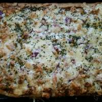 BBQ csirkés pizza