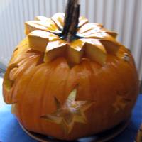 Halloween töklámpás készítés