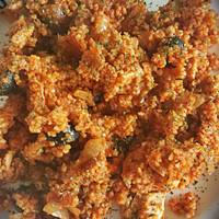Csirkés bulgur egytálétel