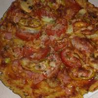 Túró alapú fitt pizza
