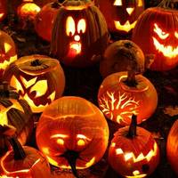 Halloween töklámpás készítés