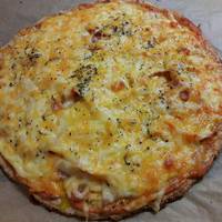 Túró alapú fitt pizza