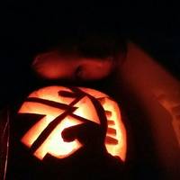 Halloween töklámpás készítés