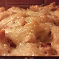 Rakott sonkás penne