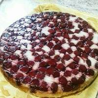 Meggyes-joghurtos torta