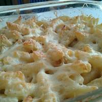 Rakott sonkás penne