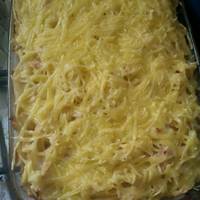 Rakott sonkás penne