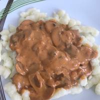 Gombapaprikás recept nokedlivel (klasszikus)