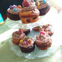 Csokis-meggyes muffin