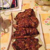 BBQ csirkés melegszendvics