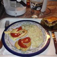 Mozzarellás paradicsomos (caprese) csirkemell