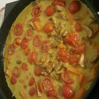 Nyugat-indiai csirke curry