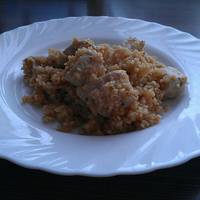 Csirkés bulgur egytálétel