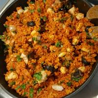Csirkés bulgur egytálétel