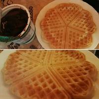 Ropogós waffel
